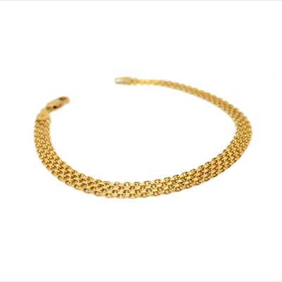 Pulsera de Oro 18k Malla