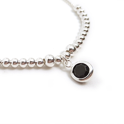 Pulsera de Plata con Ónix