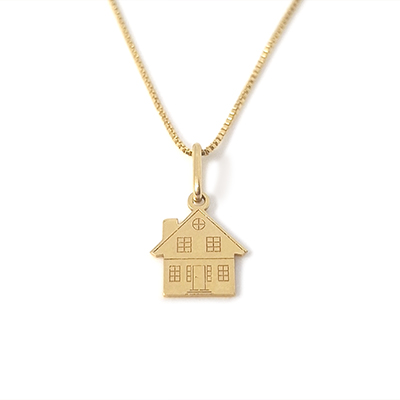 Dije Casita de Oro 18k