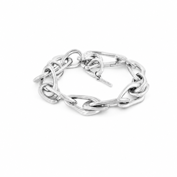 Pulsera Statemens plateada de acero inoxidable